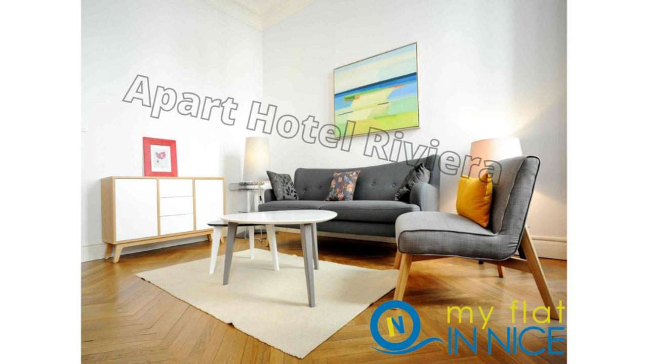 Aparthotel Riviera - 2 Minutes De La Plage - Exceptionnel 2 Chambres Ac - Balcon Meyerbeer 1 Nice Eksteriør billede